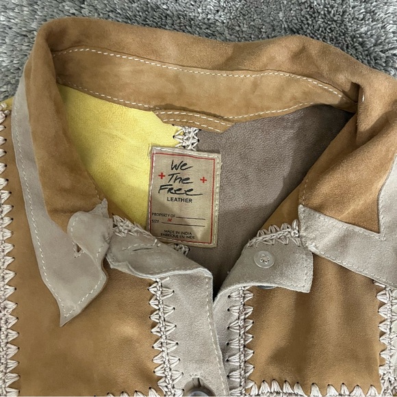 Free People Edie Crochet Patchwork Jacket - Picture 5 of 7